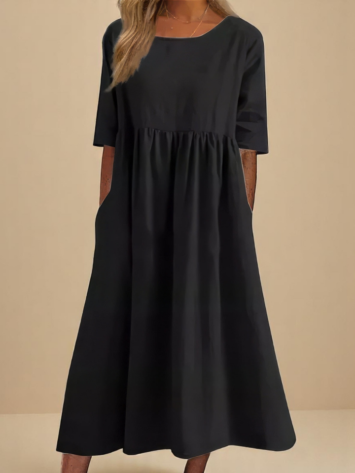 GRACE – MIDI FLUID DRESS FOR BRIGHT DAYS