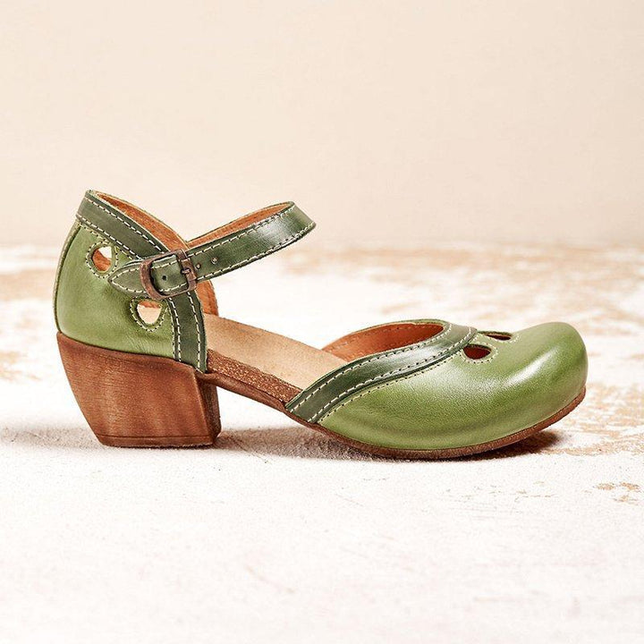 FRIA – COMFORTABLE SANDALS WITH LOW HEEL