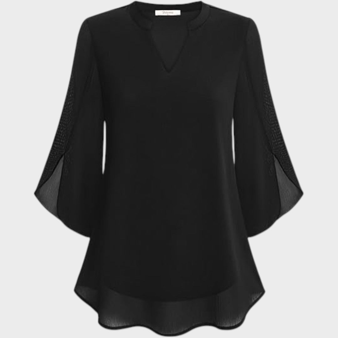 CLAUDIA – ELEGANT FLOWY BLOUSE