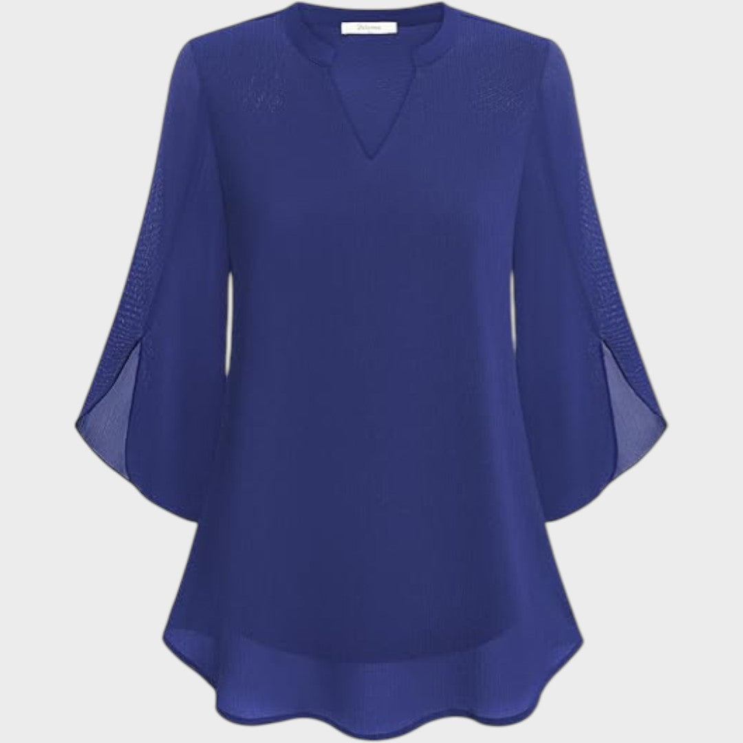 CLAUDIA – ELEGANT FLOWY BLOUSE