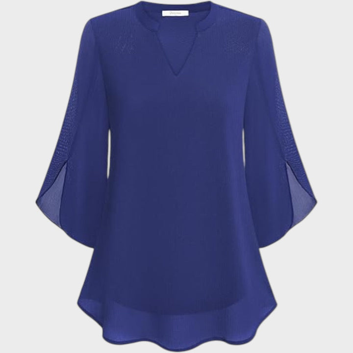 CLAUDIA – ELEGANT FLOWY BLOUSE