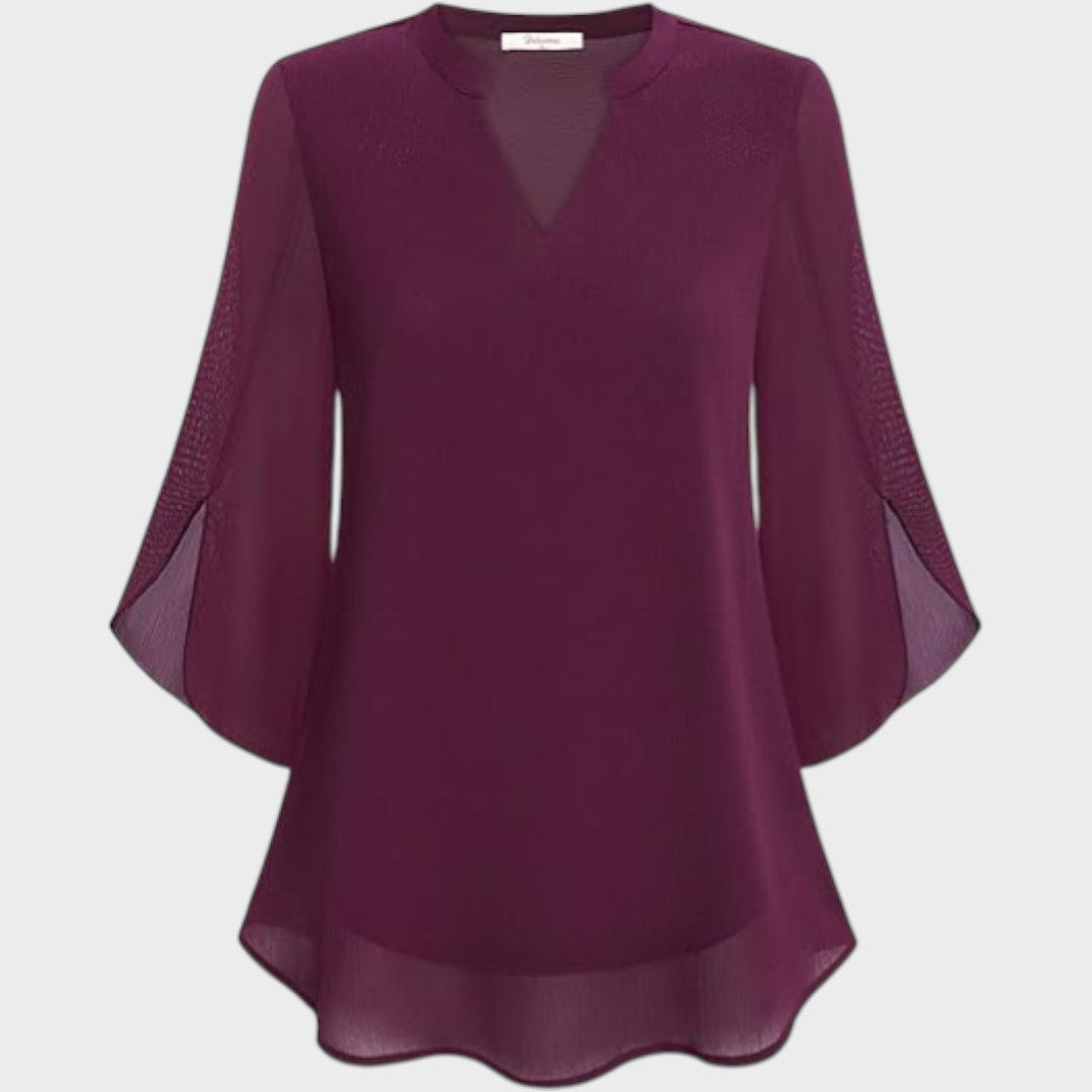 CLAUDIA – ELEGANT FLOWY BLOUSE