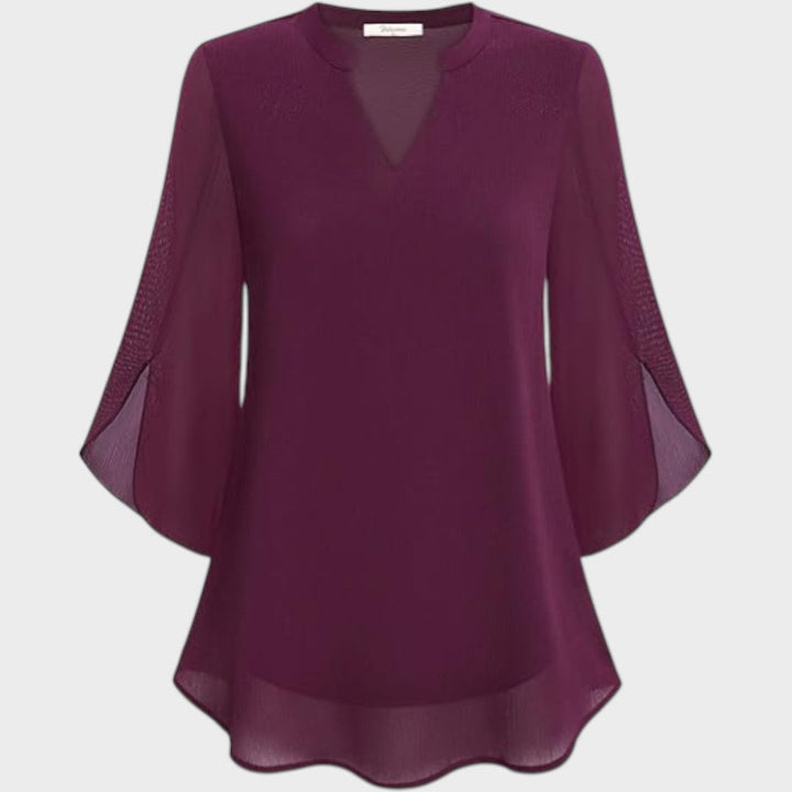 CLAUDIA – ELEGANT FLOWY BLOUSE
