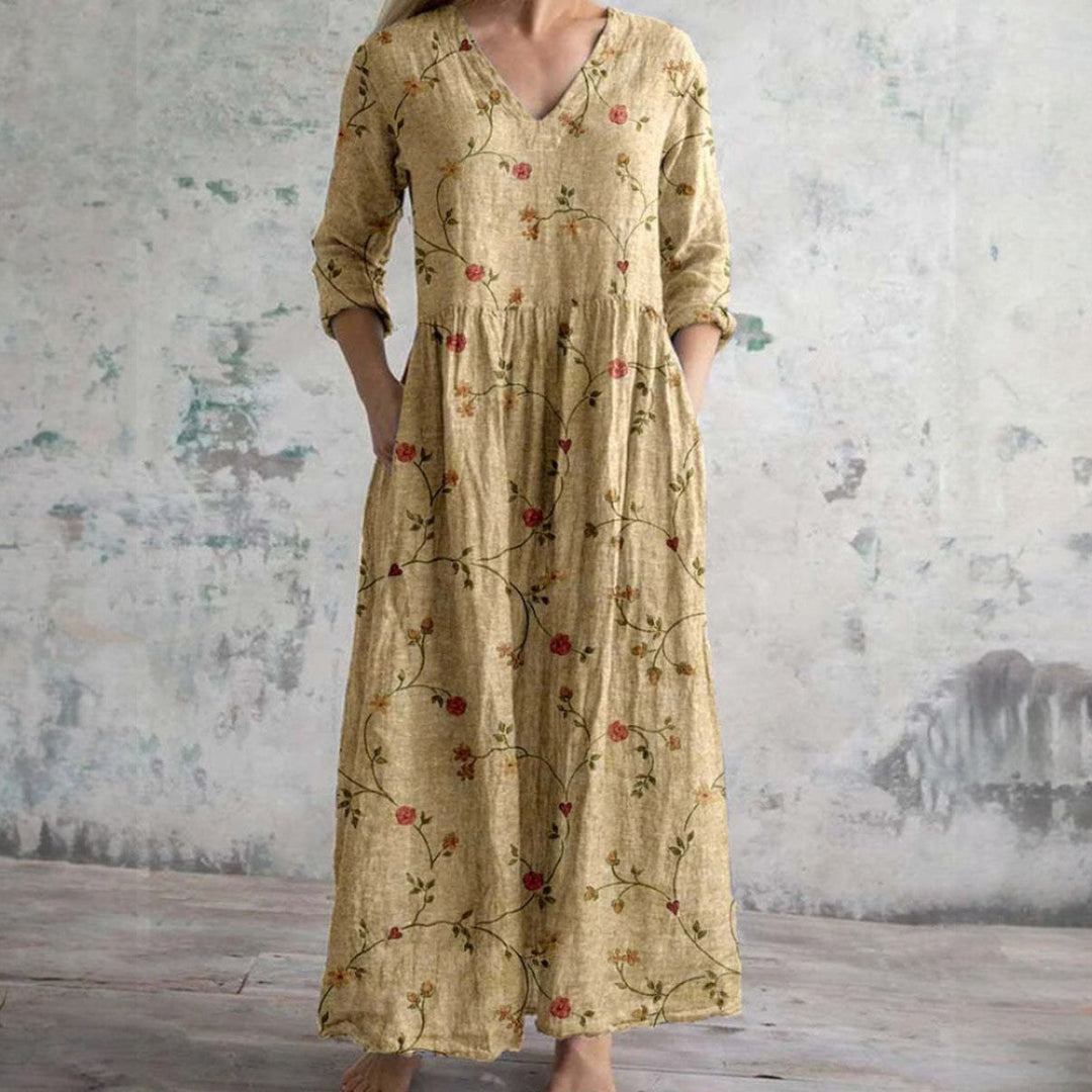 Ella – Elegant Floral Dress Made from Premium Quality