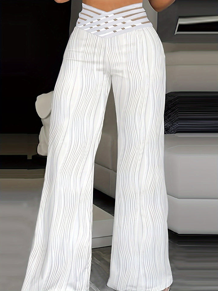 Emma | High-Waisted Crossed Trousers