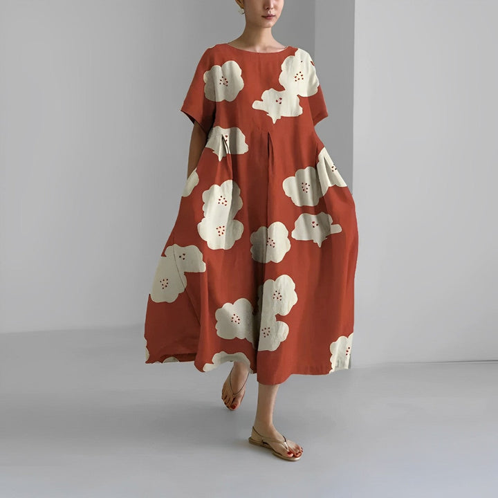 Daisy - Retro Big Swing Wide Maxi Dress