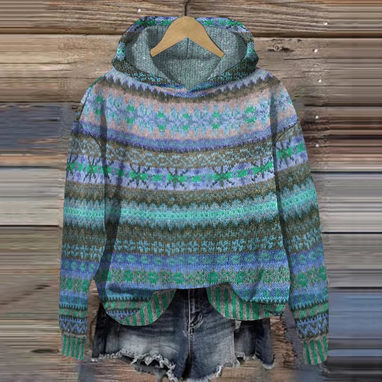 Karine™ Retro Ethnic Hoodie
