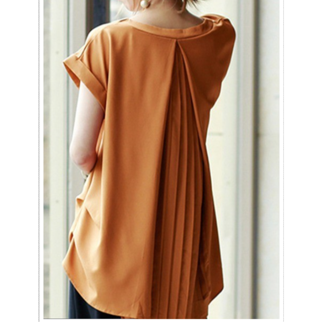 ESTRID - SHORT PATCHWORK T-SHIRT, STYLISH