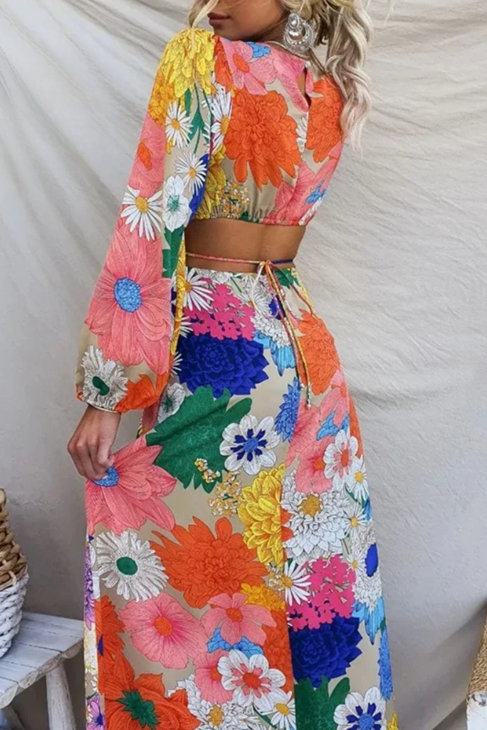 DAISY – MAXI DRESS WITH SUNFLOWER