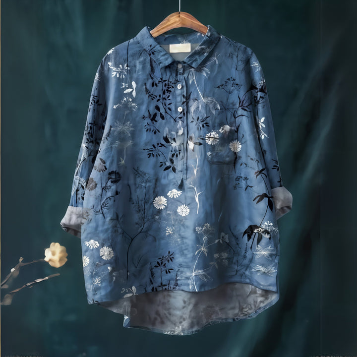 Fiona | Romantic Floral Print Blouse