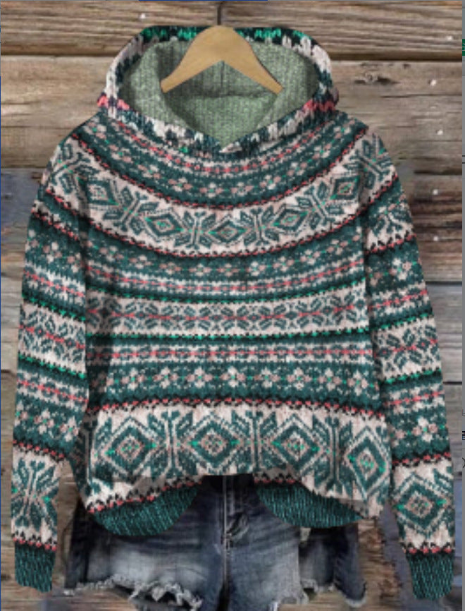 Karine™ Retro Ethnic Hoodie