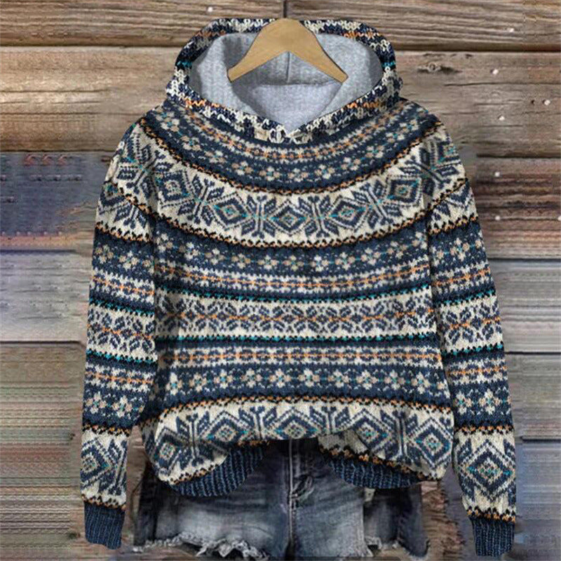 Karine™ Retro Ethnic Hoodie