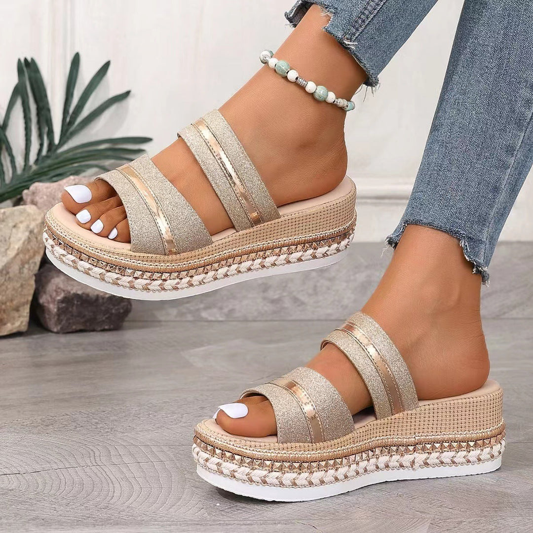Daphne | Elegant Summer Platform Sandals