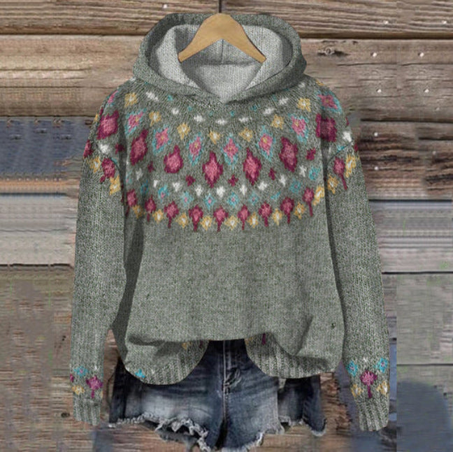 Karine™ Retro Ethnic Hoodie