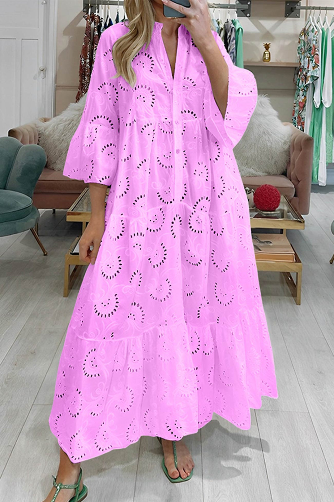 FIORELLA – MAXI LACE DRESS