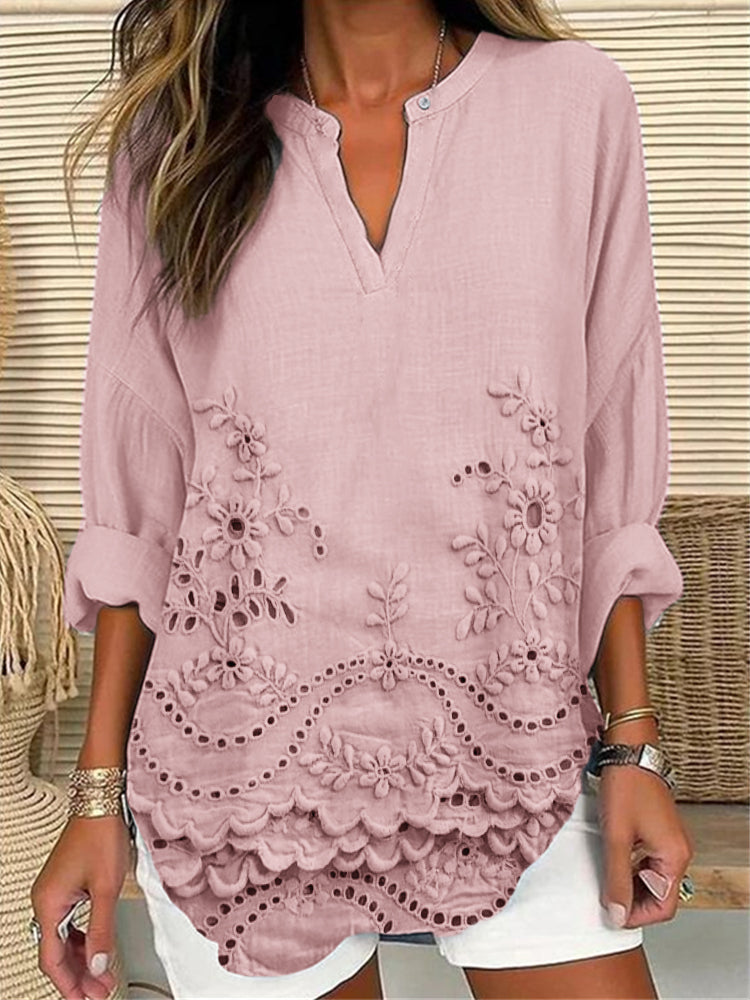CLOVER – LIGHT PRINTED CASUAL TOP