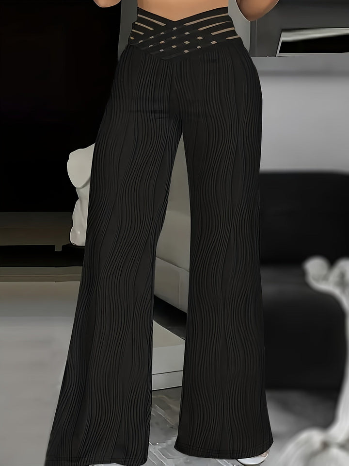 Emma | High-Waisted Crossed Trousers