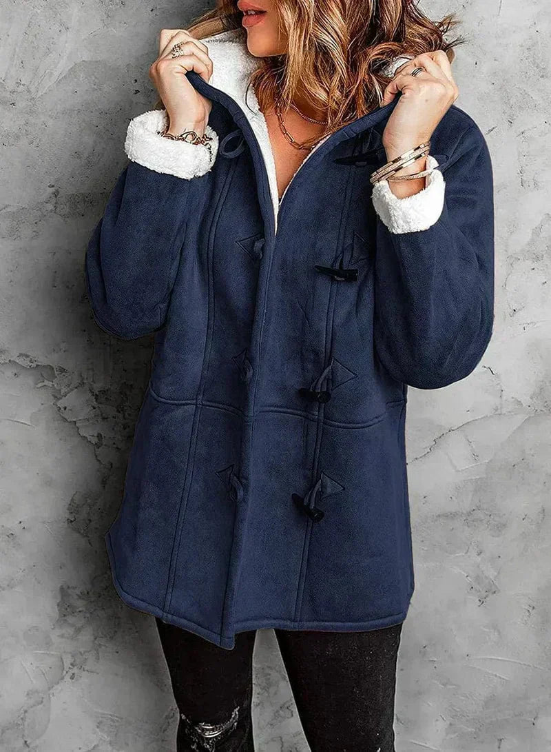 Emily - Elegant Fur-Lined Overcoat