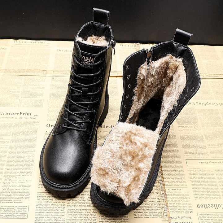 Helena™ - Lace-up Ankle Boots with Padded Interior