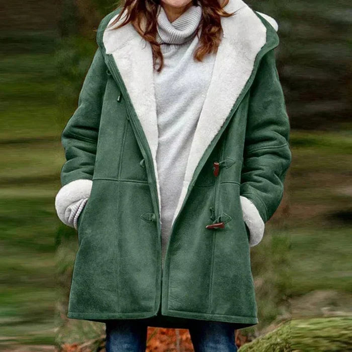 Emily - Elegant Fur-Lined Overcoat