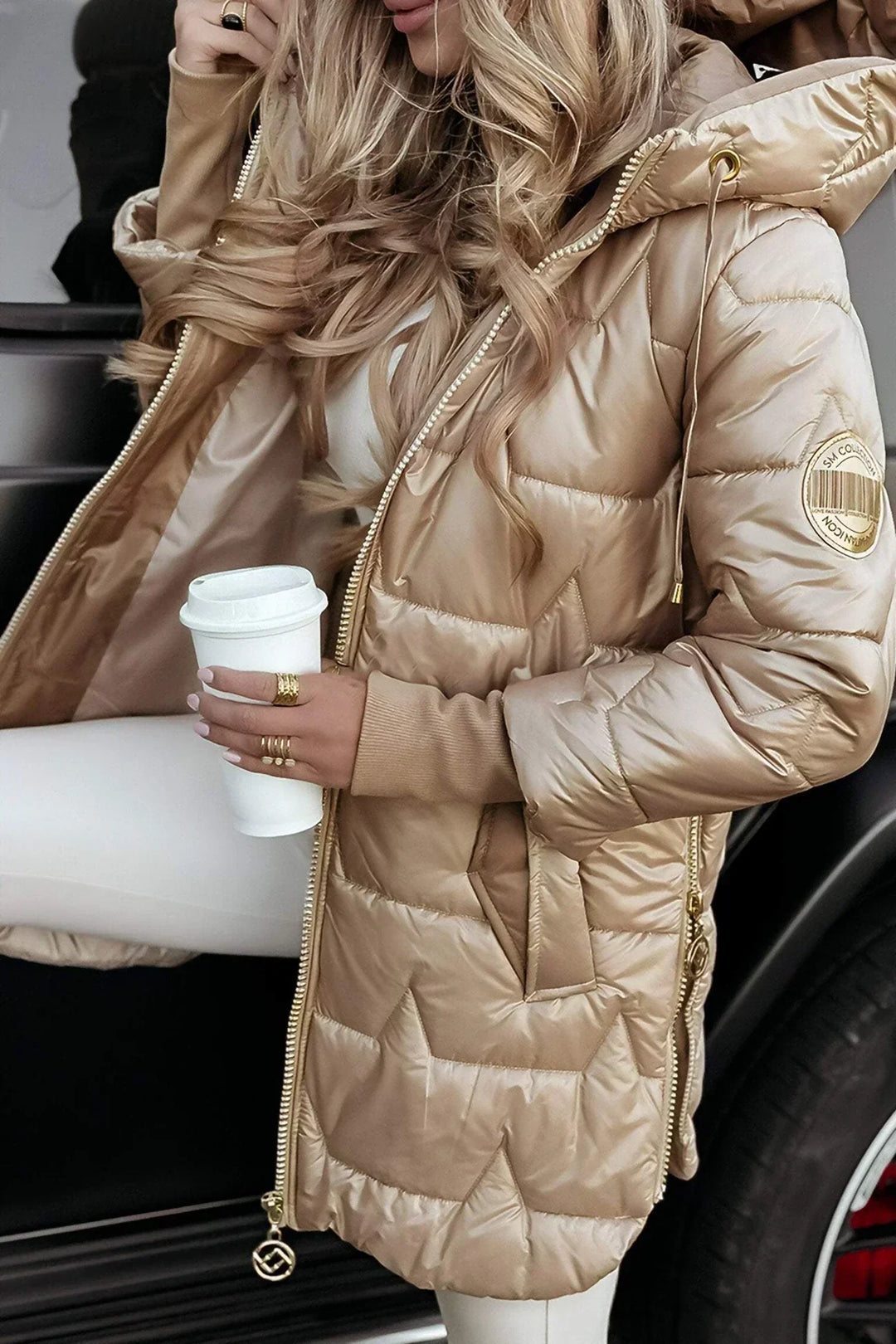 Crestina | Elegant Winter Jacket with Hood