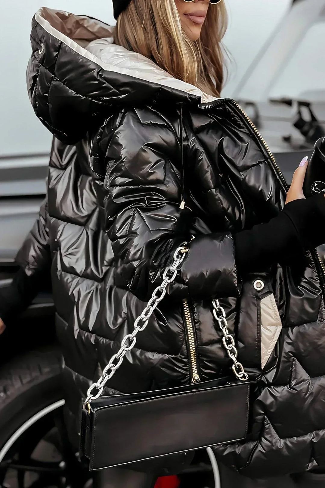 Crestina | Elegant Winter Jacket with Hood