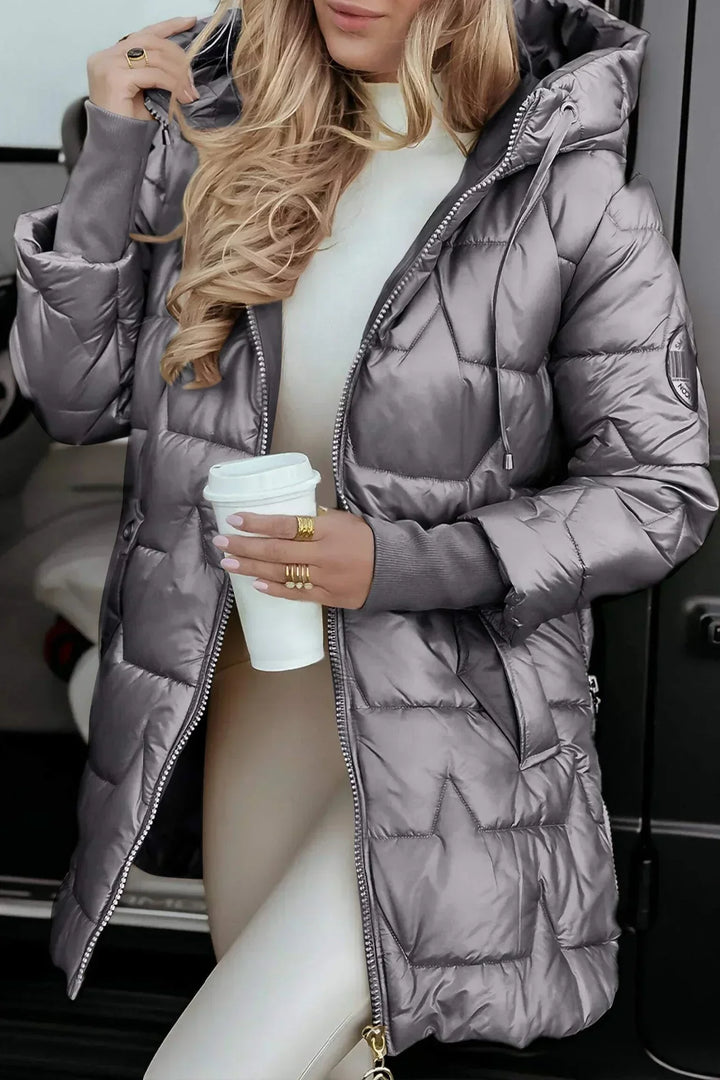 Crestina | Elegant Winter Jacket with Hood
