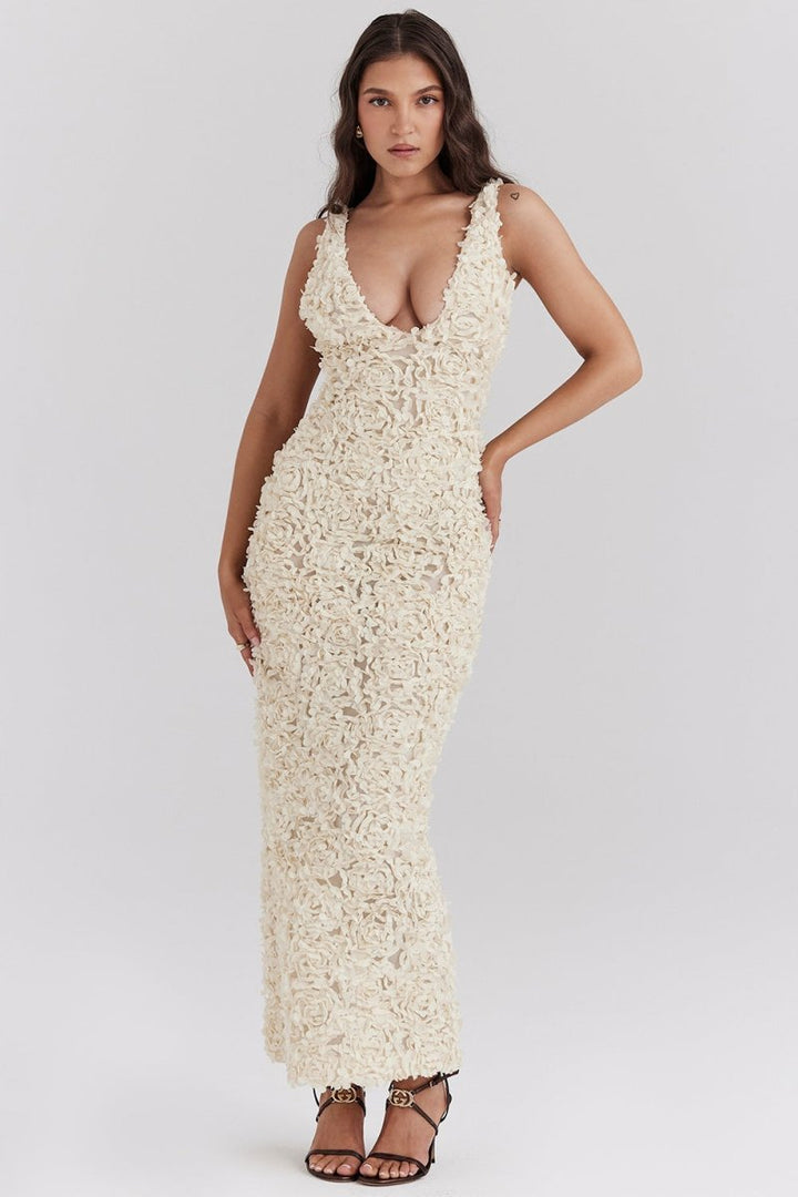 HAILEY - PETAL-INSPIRED DRESS, GRACEFUL