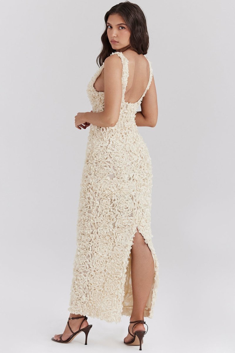 HAILEY - PETAL-INSPIRED DRESS, GRACEFUL