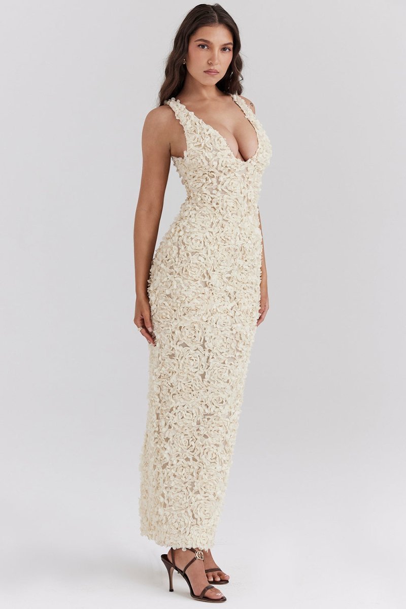 HAILEY - PETAL-INSPIRED DRESS, GRACEFUL