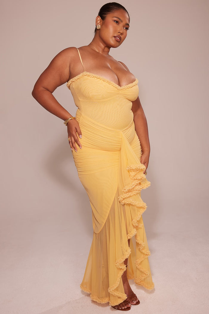 DELLA – DRESS WITH RUFFLES INSPIRED BY VINTAGE