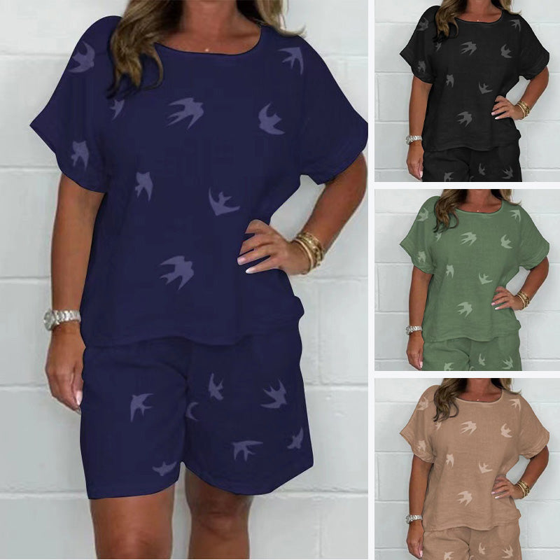 Dahlia – Two-Piece Set with Light Print