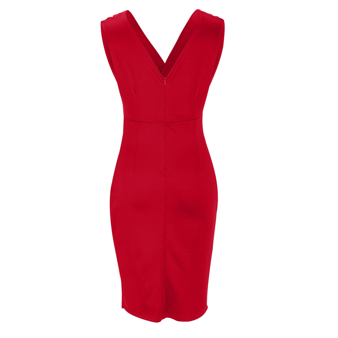 Sophia | Elegant Dress with V-Neck and Slit