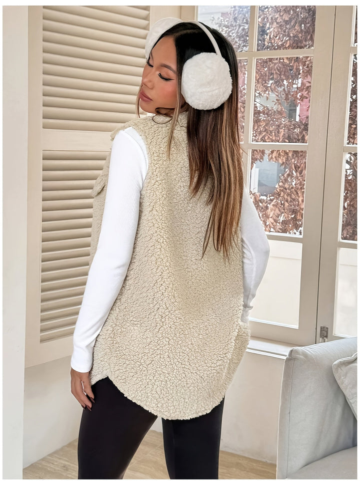 AURA | Elegant Wool Vest Without Sleeves