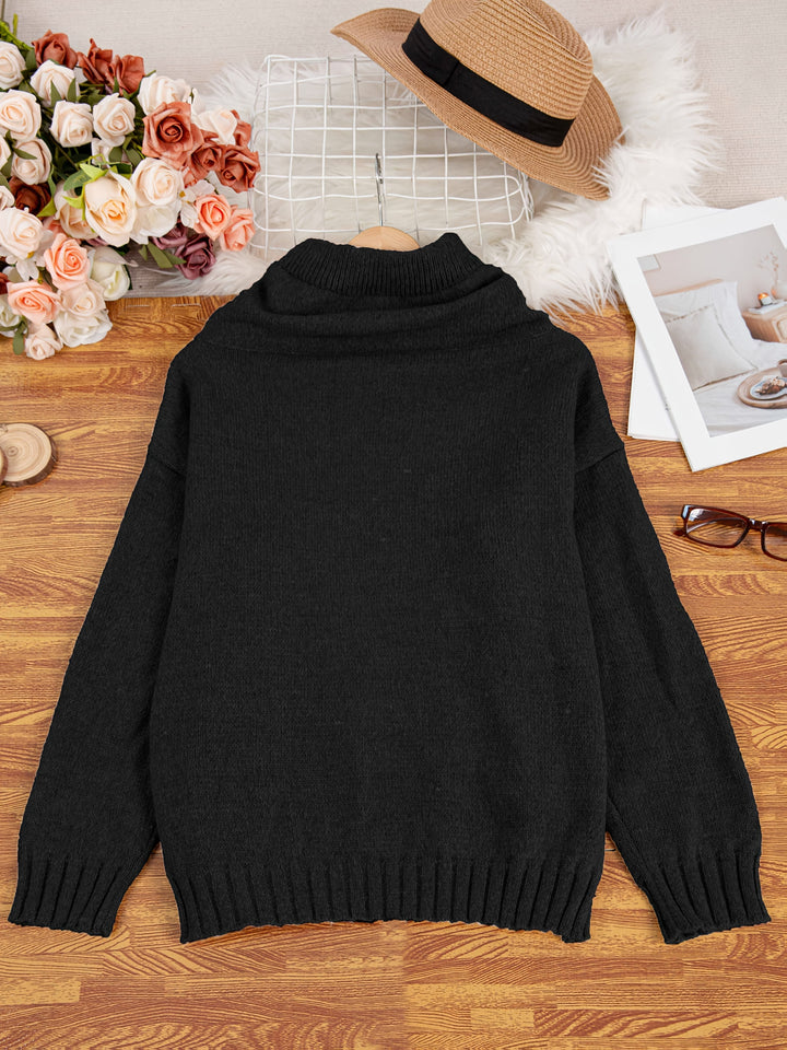 ZELINA | Long Sleeve Pullover with Pocket