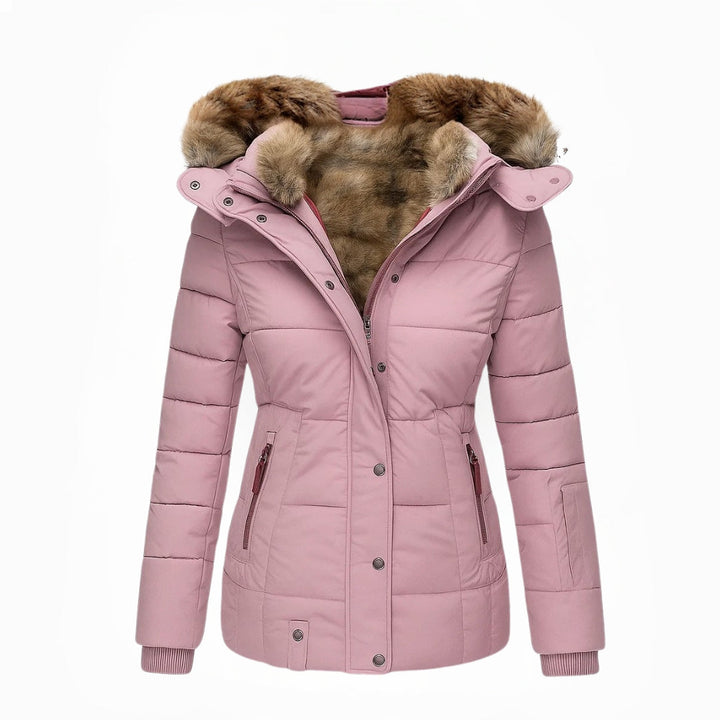 Barbra - Fur Lined Hooded Winter Coat