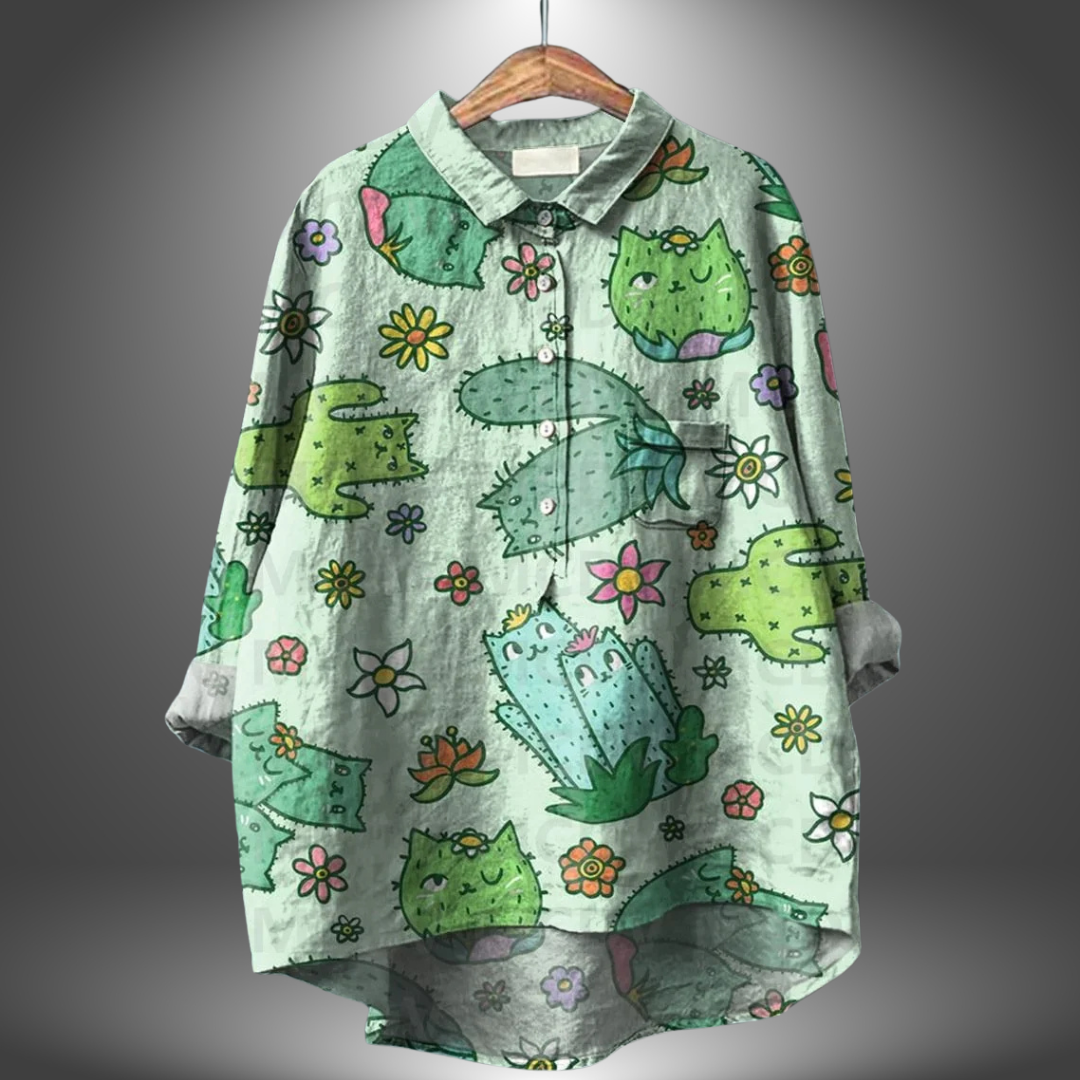 MIRIAM | Premium Floral Blouse, Handmade