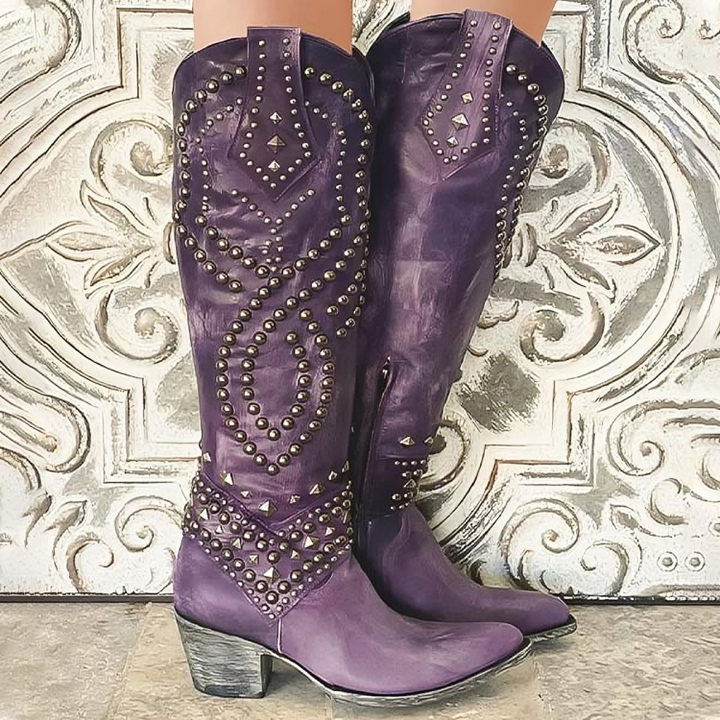Madison | Western Knee-High Boots