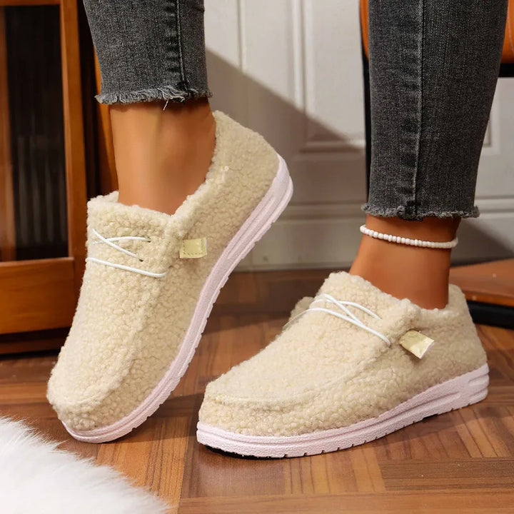Luna | Warm Teddy Slippers