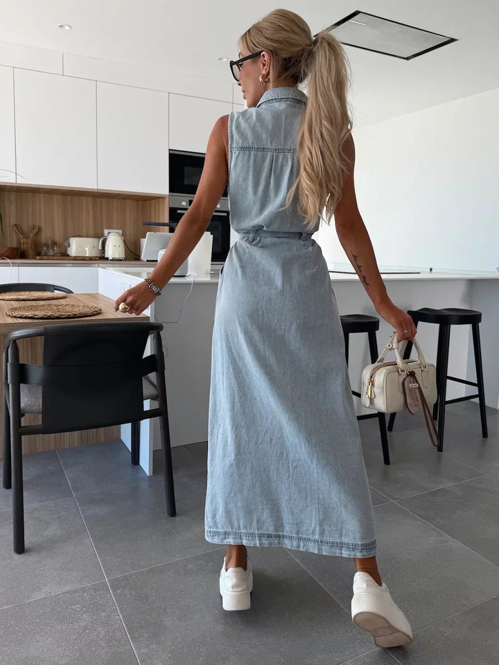 Lily | Maxi Denim Dress