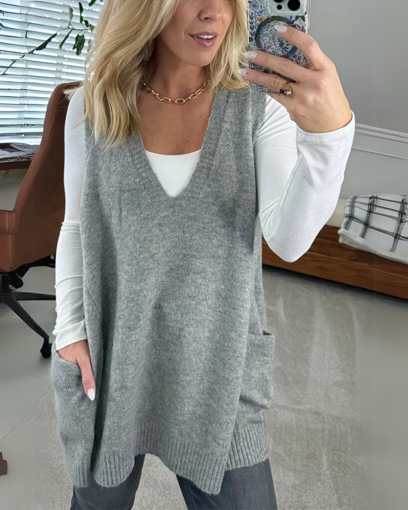 AROLA | Warm Sleeveless Sweater