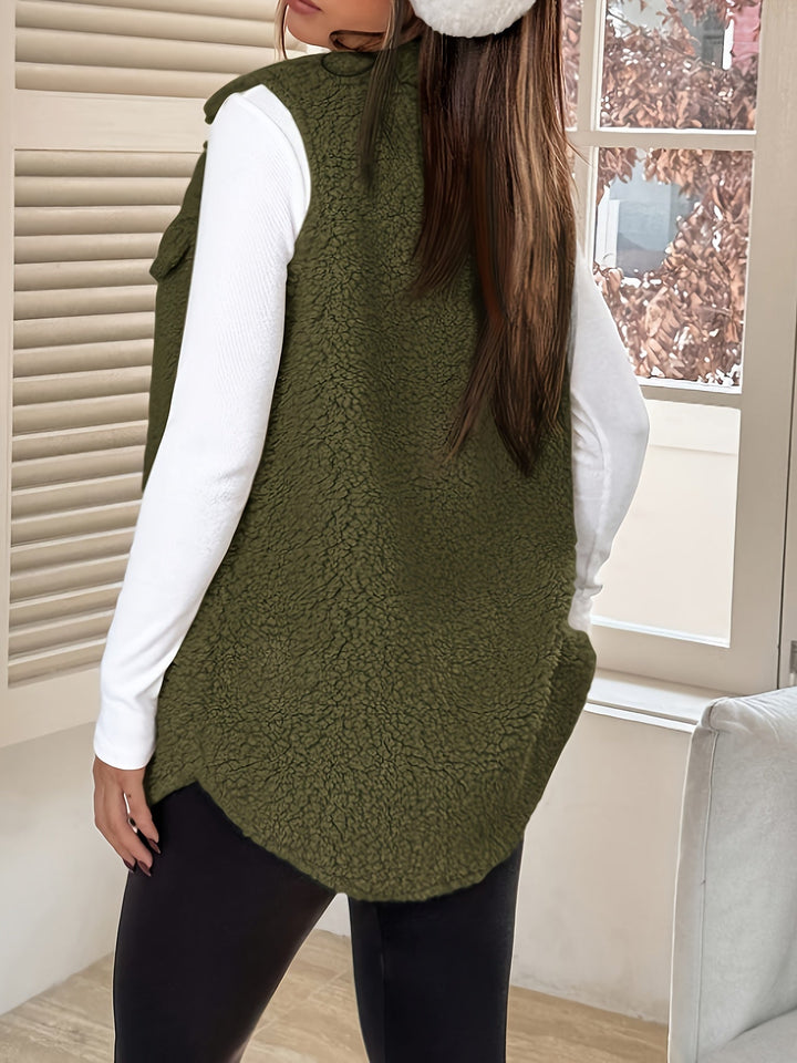 AURA | Elegant Wool Vest Without Sleeves