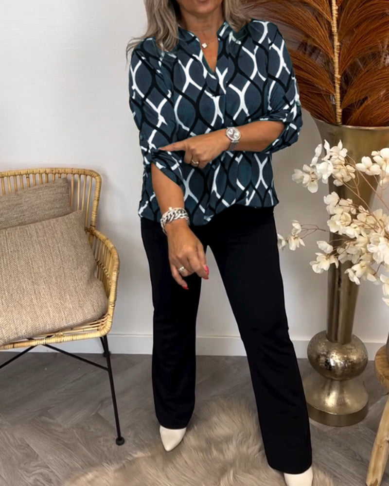 NORAS | Graphic Pattern Blouse