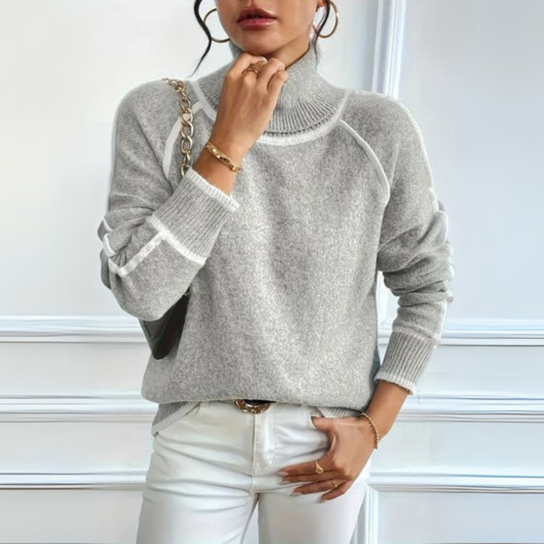 AURORA | Elegant Sweater with Collar
