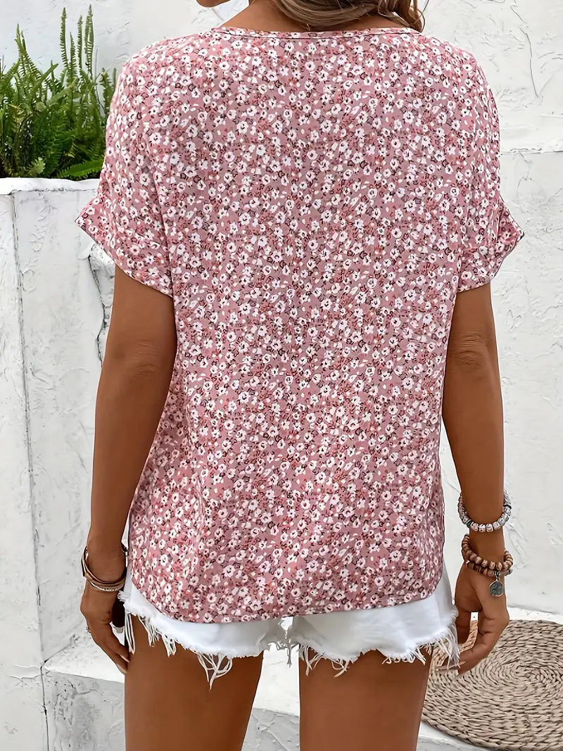 IZABELLA | Elegant Blouse with Floral Pattern