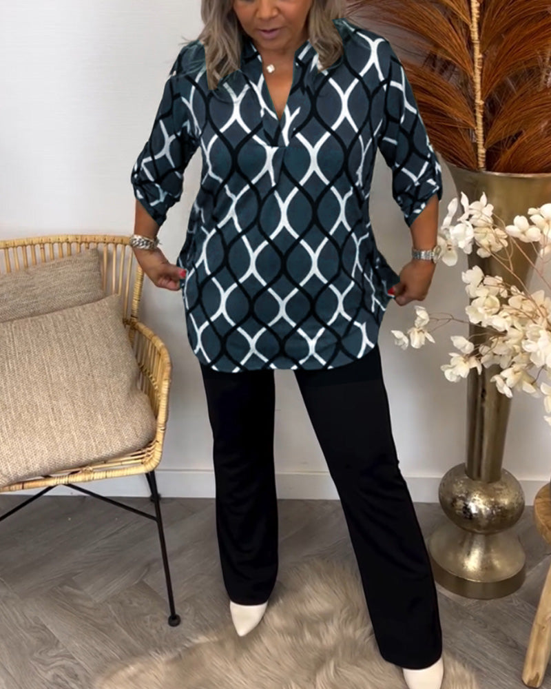 NORAS | Graphic Pattern Blouse