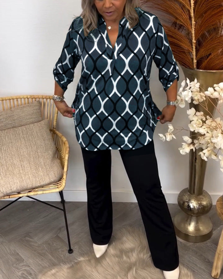 NORAS | Graphic Pattern Blouse