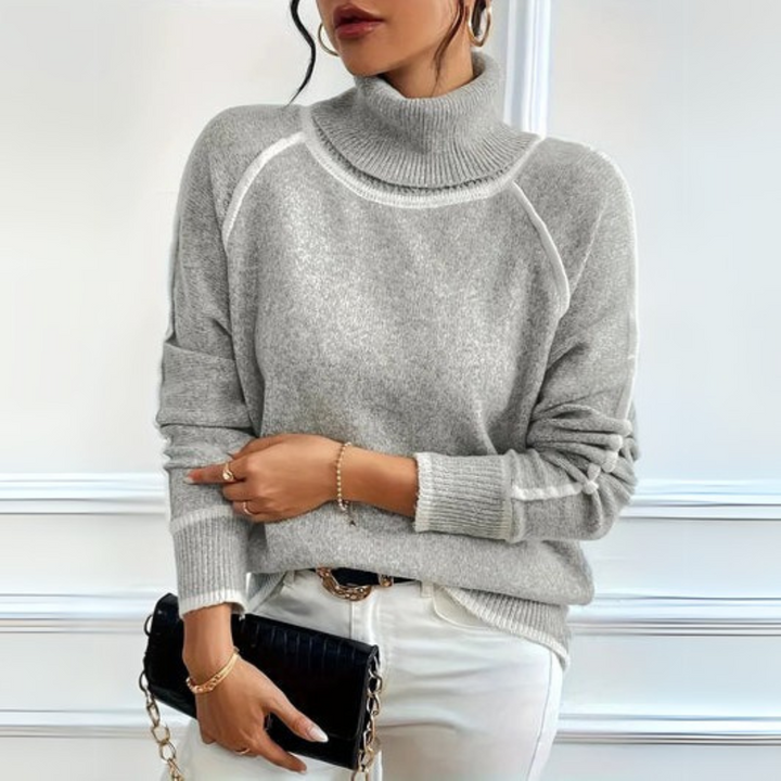 AURORA | Elegant Sweater with Collar