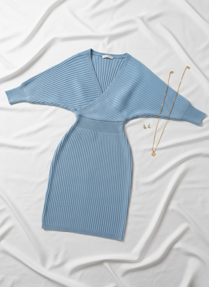 Bea | Sleeve Knit Bodycon Dress