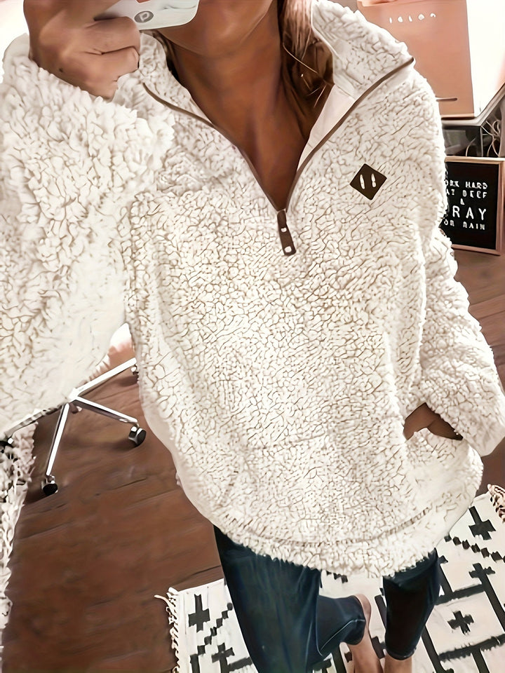 NOREEN | Teddy Zip Sweater